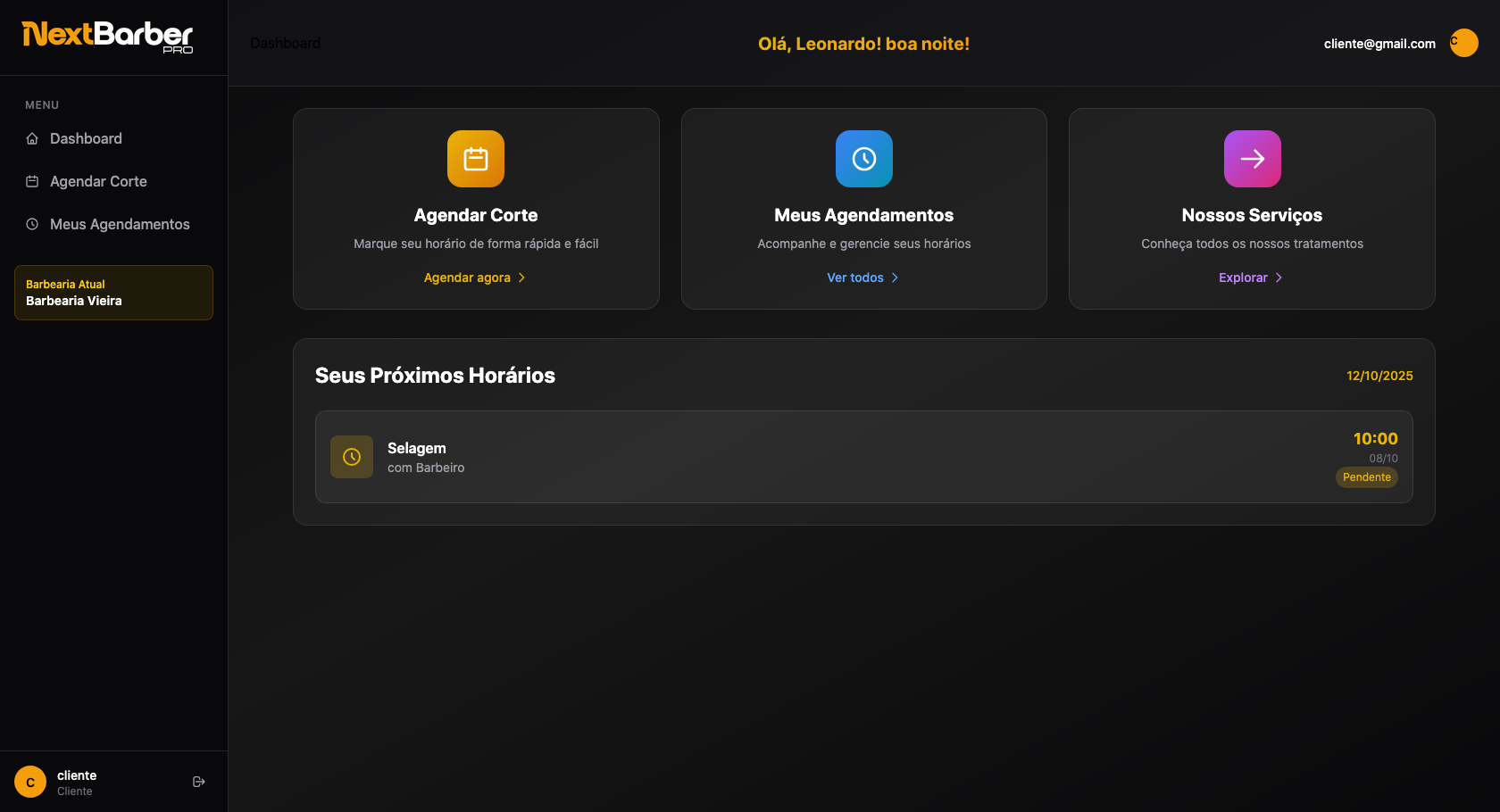 Interface do Usuário